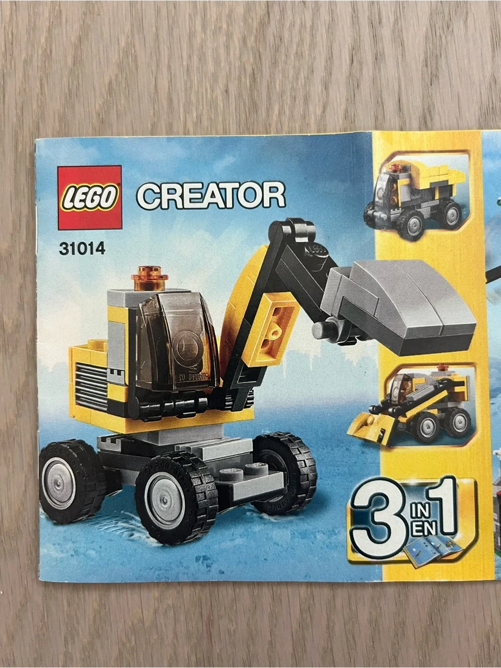 LEGO Creator 3 in 1 Excavator Truck Building Set (31014)